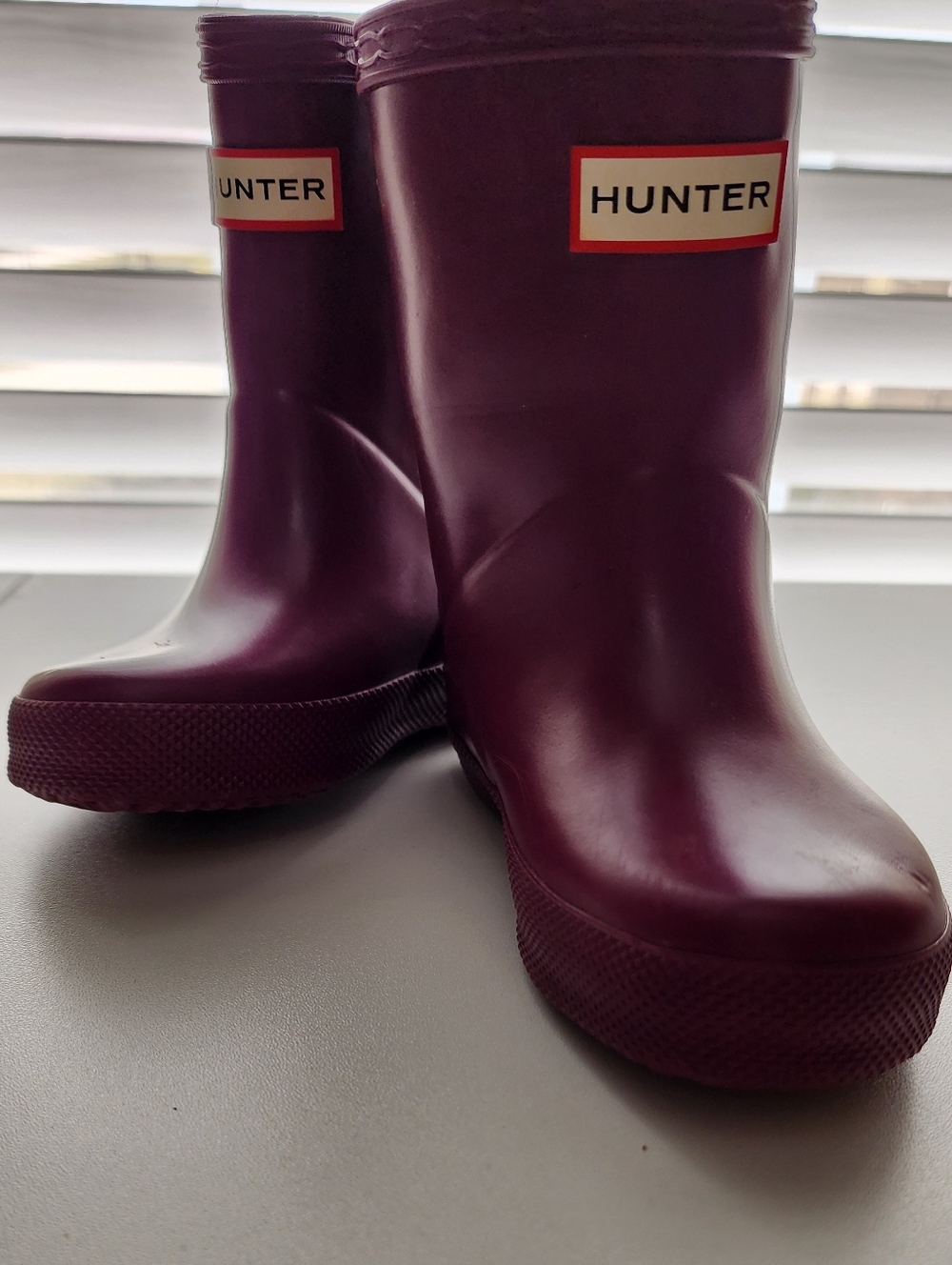 Hunter Toddler's Plum-Color Classic Rain Boots